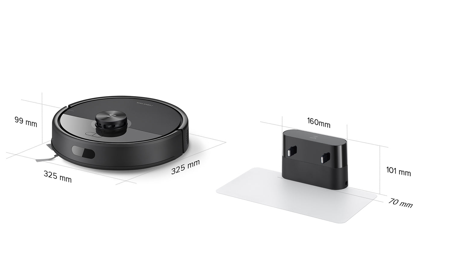 Roborock Q7 M5 / Roborock Q7 L5 Dimensões