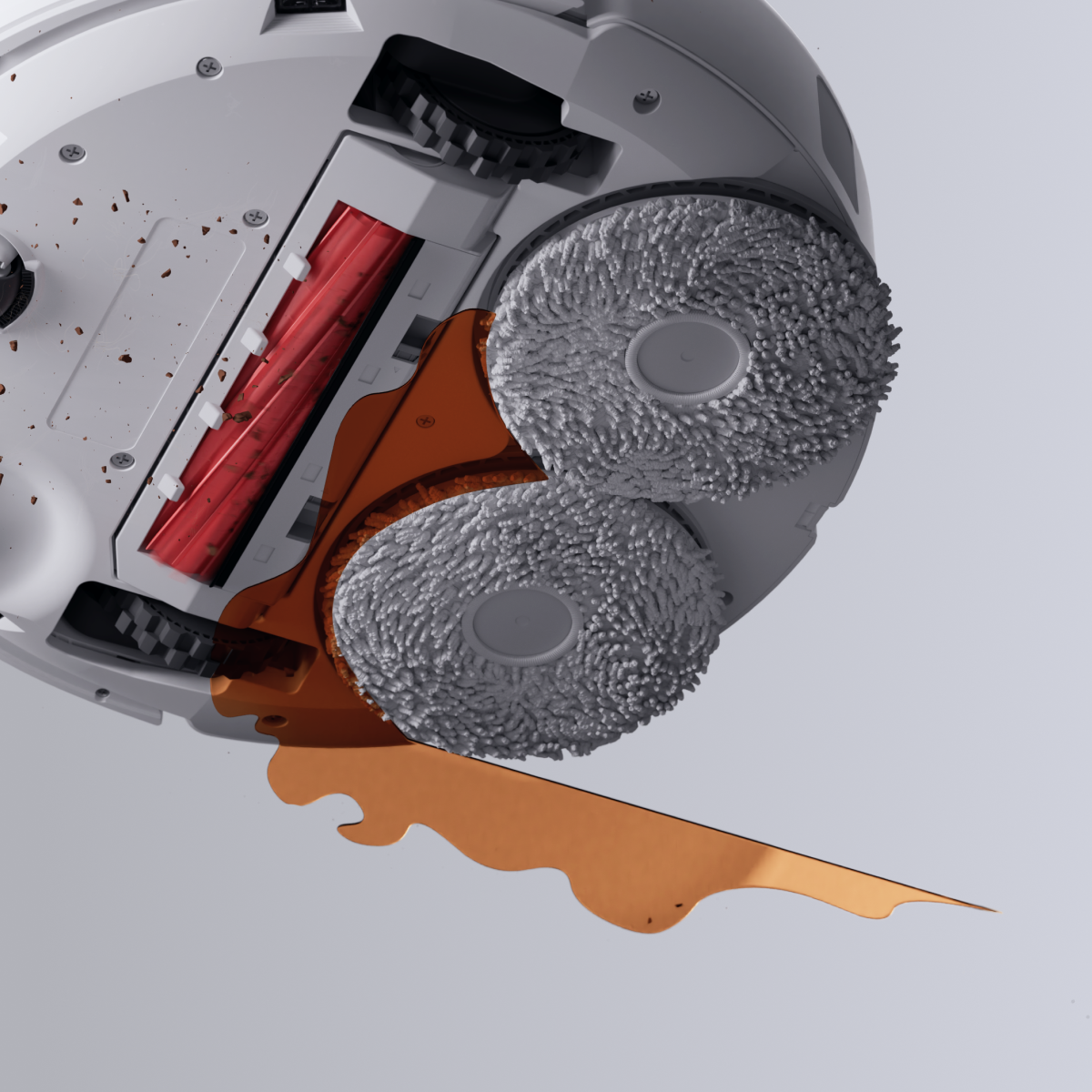 Série Roborock Qrevo 30 levels of water flow options